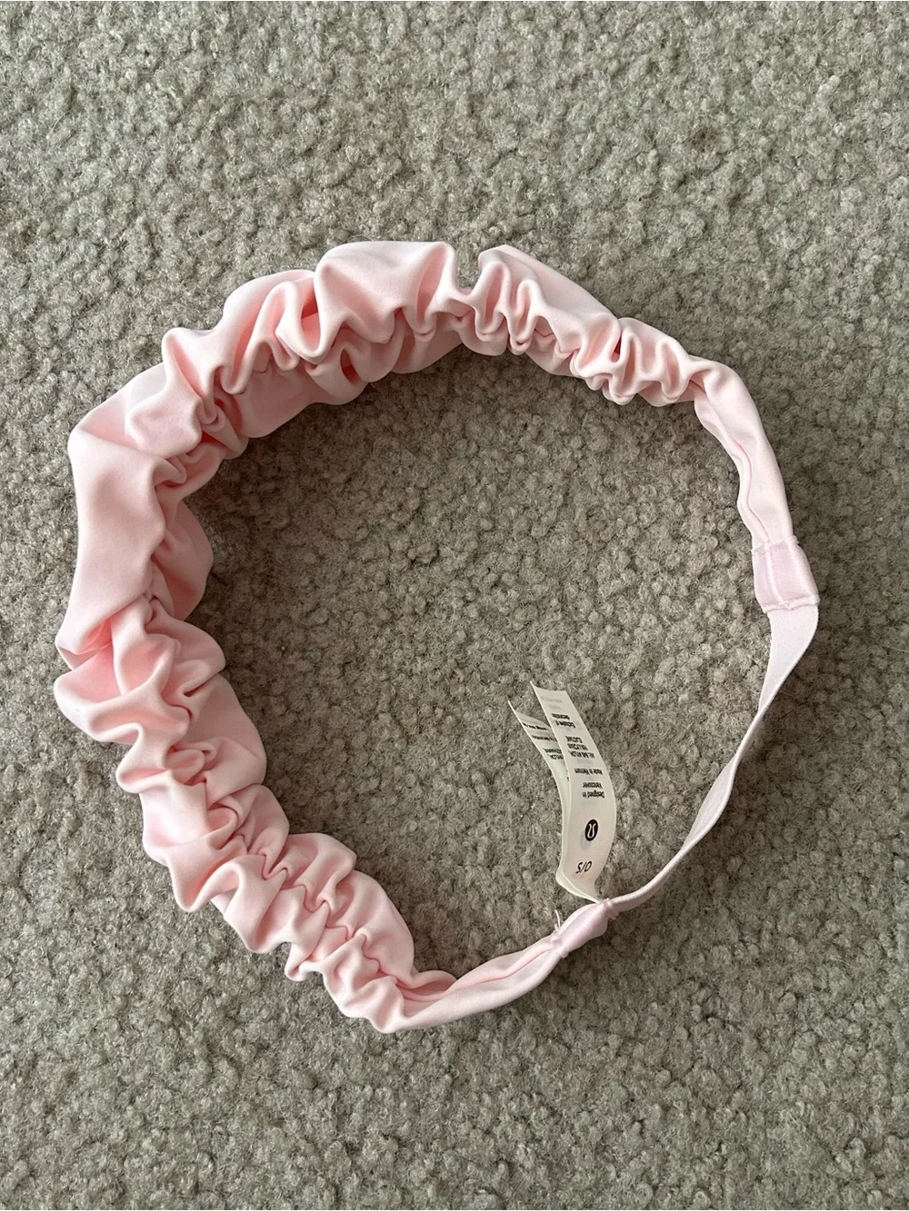 Lululemon Nulux Gathered Headband Strawberry Milkshake